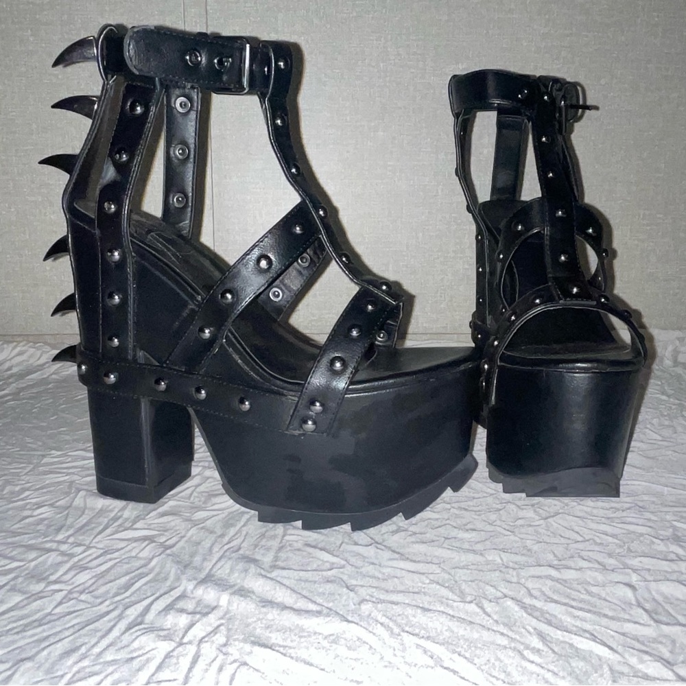 Spikey YRU Platform Heels.
